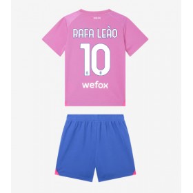 AC Milan Rafael Leao #10 Tredje Kläder Barn 2023-24 Kortärmad (+ Korta byxor)